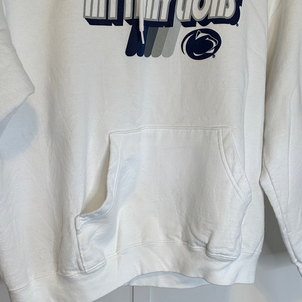 Fruit of the Loom White Penn State Nittany Lions Hoodie - Picture 4 of 6